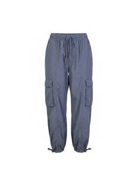 Aerie Womens Gray CCargo Pants Slim Fit Drawstring Waist Adjustable Hem Size S
